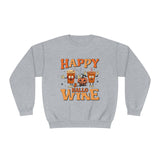 Happy Hallo Wine Crewneck Sweatshirt