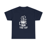 It's Show Time Smokin' Skeleton Beer Mug T-Shirt