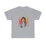 Scary Girl with her Teddy Bear Halloween T-Shirt