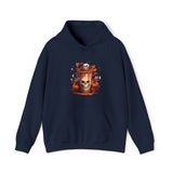 Pumpkin Spice Skull Halloween Hoodie