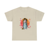 Scary Girl with her Teddy Bear Halloween T-Shirt