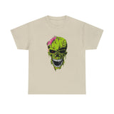 Scary Zombie Skull Halloween T-Shirt