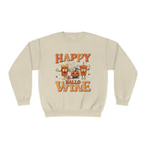 Happy Hallo Wine Crewneck Sweatshirt