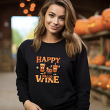 Happy Hallo Wine Crewneck Sweatshirt