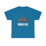 Wanna Ride Spirited Skeleton Truck T-Shirt