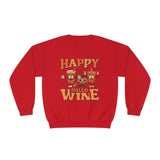 Happy Hallo Wine Crewneck Sweatshirt