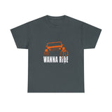 Wanna Ride Spirited Skeleton Truck T-Shirt