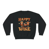 Happy Hallo Wine Crewneck Sweatshirt
