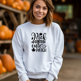 Pick of the Cute Patch Crewneck Sweatshirt