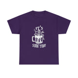 It's Show Time Smokin' Skeleton Beer Mug T-Shirt