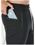 Men's Cotton Sweatpants with Towel Rack and Cell Phone Pocket