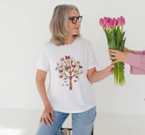 Colorful Butterfly Tree T-Shirt