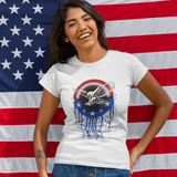 Eagle and American Flag Independence Day T-shirt