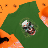 Scary Clown Skull Halloween T-Shirt
