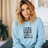 Pick of the Cute Patch Crewneck Sweatshirt
