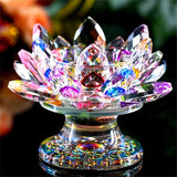 Decor: Crystal Lotus Flower Ornaments