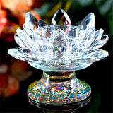 Decor: Crystal Lotus Flower Ornaments