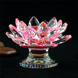 Decor: Crystal Lotus Flower Ornaments