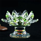 Decor: Crystal Lotus Flower Ornaments