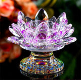 Decor: Crystal Lotus Flower Ornaments