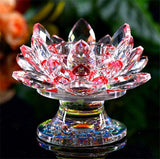 Decor: Crystal Lotus Flower Ornaments