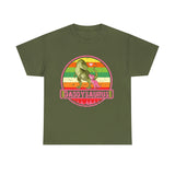 Daddysaurus T Rex Dinosaur with Baby dinosaur T-Shirt