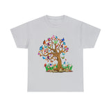 Colorful Butterfly Tree T-Shirt