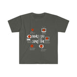 Things I do In My Spare Time Basketball love T-Shirt