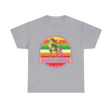 Daddysaurus T Rex Dinosaur with Baby dinosaur T-Shirt