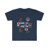 Things I do In My Spare Time Basketball love T-Shirt