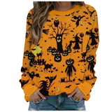 Halloween Oversized Long Sleeve Top