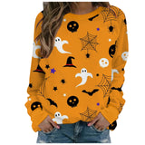 Halloween Oversized Long Sleeve Top