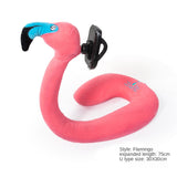 Hands Free Animal Neck Pillow With Mobile Phone Holder