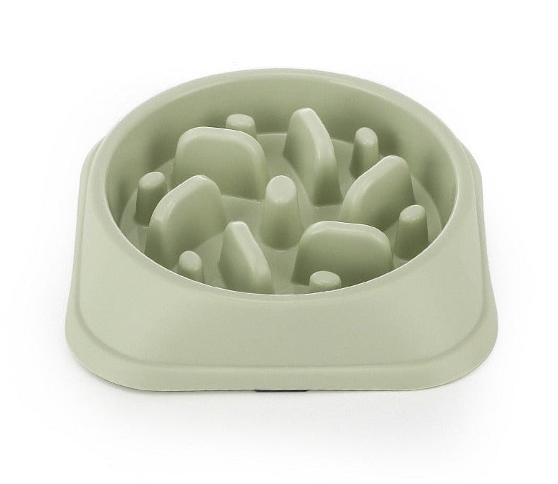 Simply Dog Tan Bone Maze Slow Feeder Pet Bowl, 34 Oz.