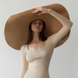 Women's Oversized Wide Brim Foldable Sun Beach Hat