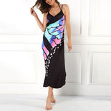 Sexy Butterfly Print Beach Cover Up