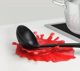 Splattering Blood Spoon Holder Soup Rest