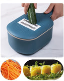 Multifunction Mandoline Slicer with Drainer