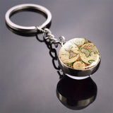 Vintage Globe Keychain