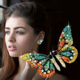 Flying Butterfly Wings Earrings