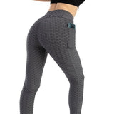 Fashion: Anti-Cellulite Fitness Leggings with Side Pockets