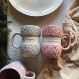 Wool Knitting Ceramic Mug