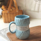 Wool Knitting Ceramic Mug