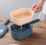 Multifunction Mandoline Slicer with Drainer