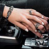 Vintage Geometric His & Hers Ring