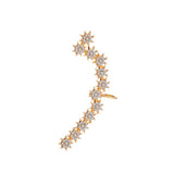 Women's Star Crystal Ear Clip Earrings