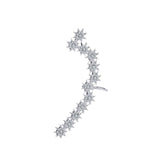 Women's Star Crystal Ear Clip Earrings
