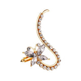 Women's Star Crystal Ear Clip Earrings