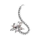 Women's Star Crystal Ear Clip Earrings