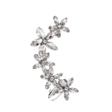 Women's Star Crystal Ear Clip Earrings